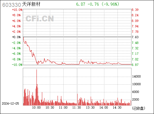 上海天洋股票投资热点与前景展望